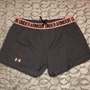 Pink & Gray Under Armour Shorts!